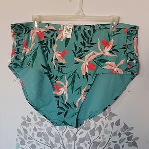 NWT Plus Size Highwaisted Swim Bottoms.